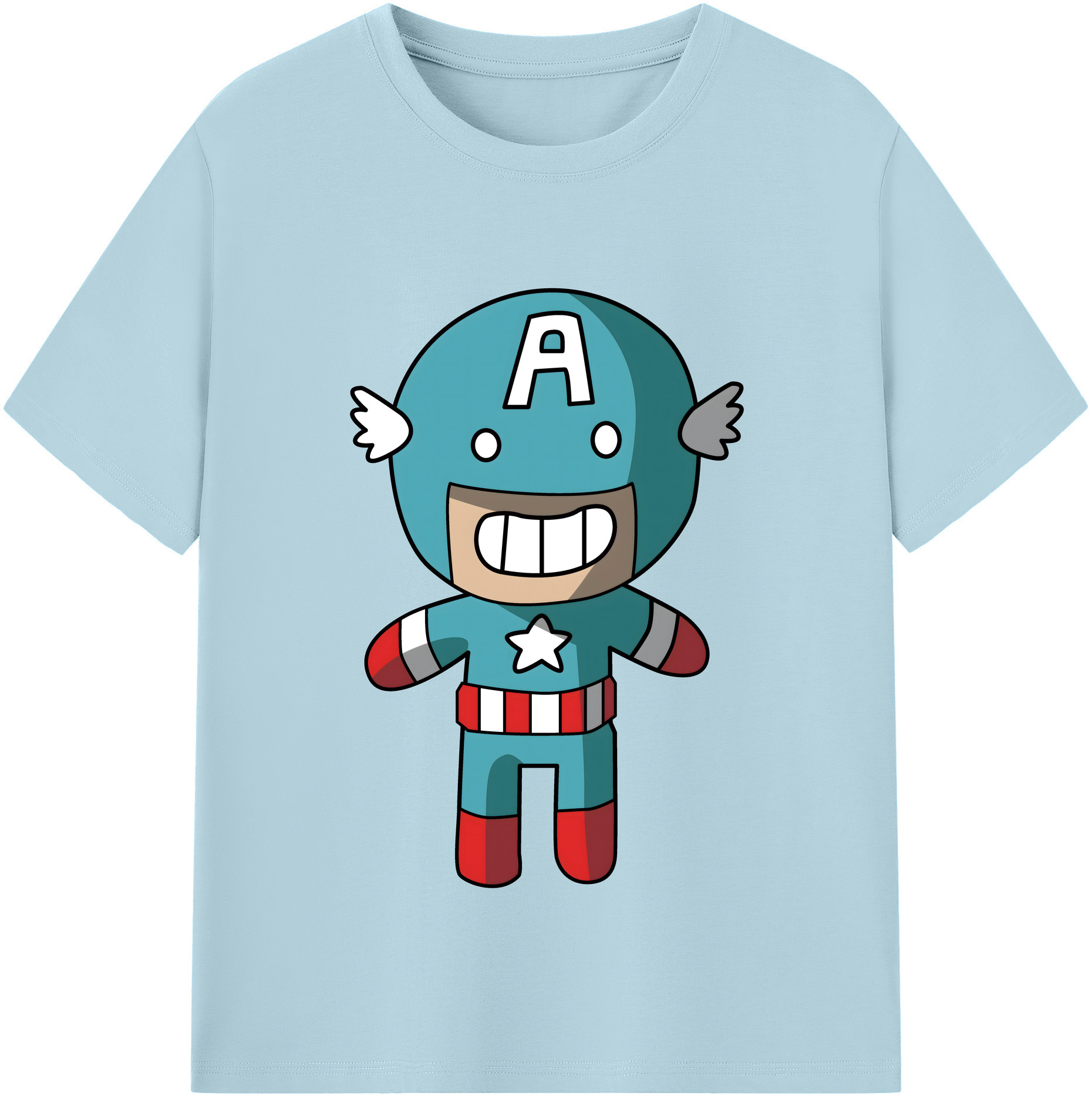 （画像用） アベンジャーズ The Avengers 綿100％半袖Tシャツ（フロントプリント）